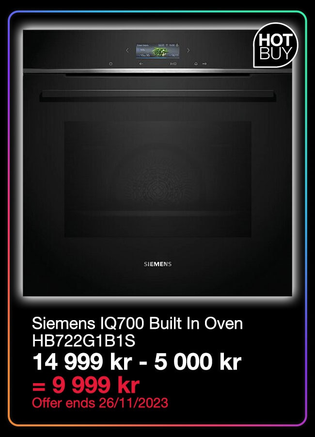 Siemens IQ700 Built In Oven HB722GIBIS